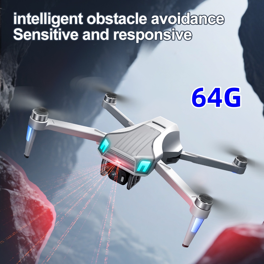 Drone Gimbal 2 Axis - NCZOBOE U55 GPS Drone with Screen