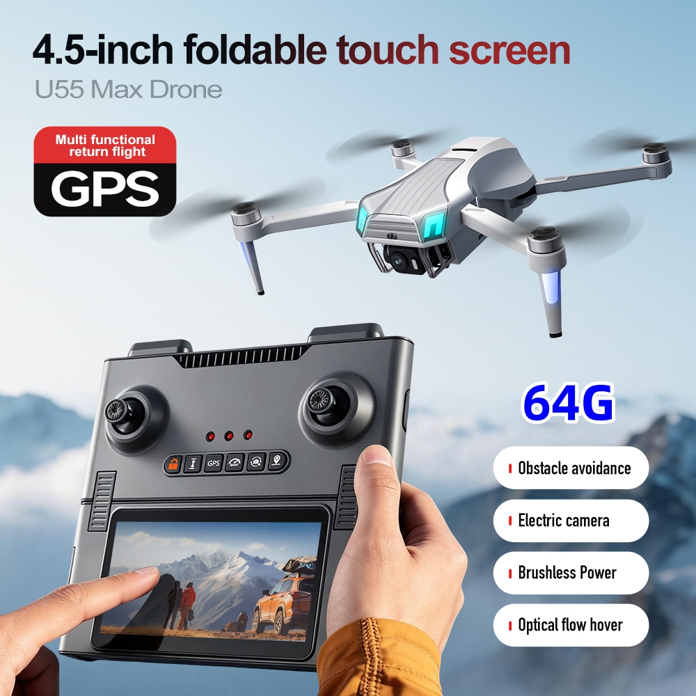 NCZOBOE U55 Profesional GPS Dr - Drone Gimbal 2 Axis ulasan dan harga