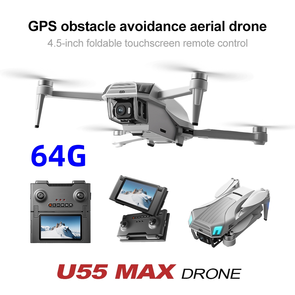 NCZOBOE U55  GPS Drone with Sc - Drone Gimbal 2 Axis ulasan dan harga